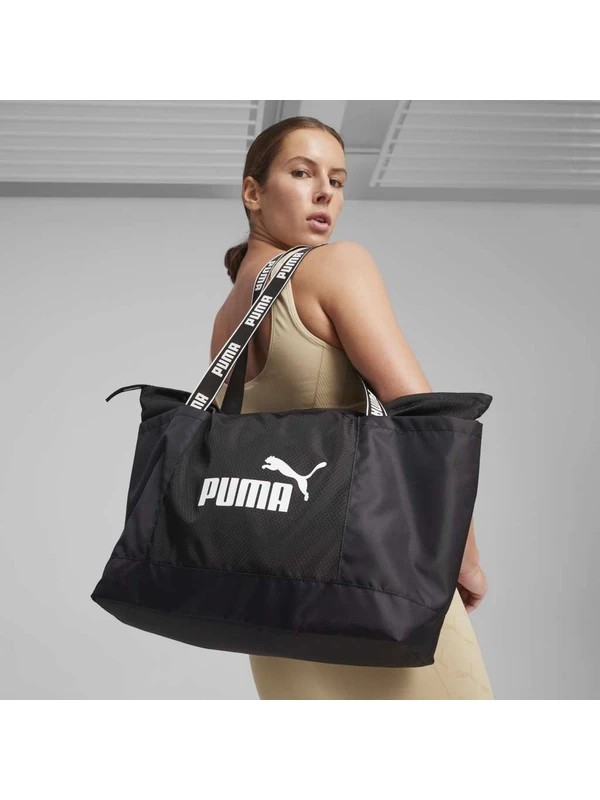 Puma Core Base Large Shopper Kadın Siyah Omuz Çantası