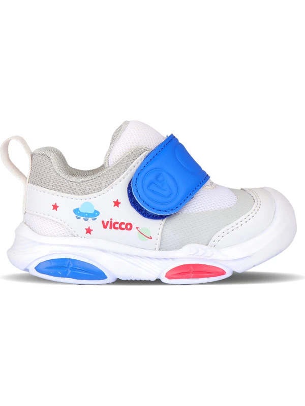 Vicco Onex Hafif Erkek Bebek Beyaz/saks Mavi Günlük Ayakkabı