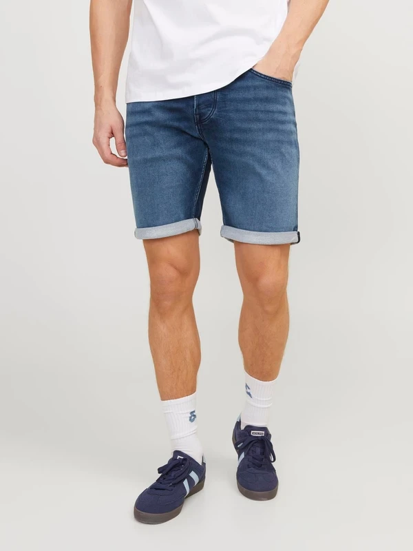 Jack & Jones Jack Jones Rick Model Likralı Erkek Kot Şort 12250169