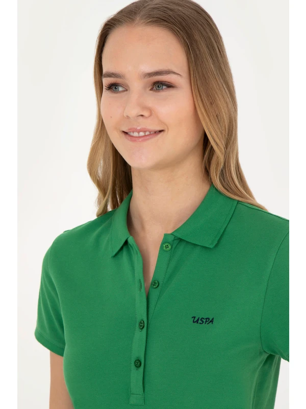U.s. Polo Assn. Kadın Yeşil Tişört Basic 50285846-VR054