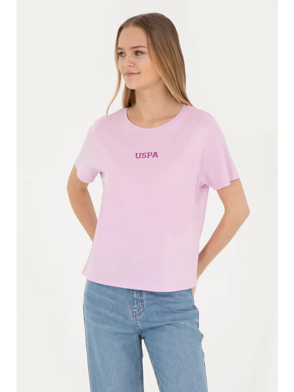 U.S. Polo Assn. Kadın Pembe Tişört 50285886-VR041