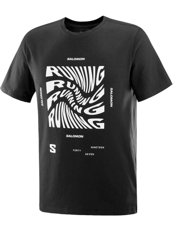 Salomon Running Graphic Ss Tee Erkek T-Shirt
