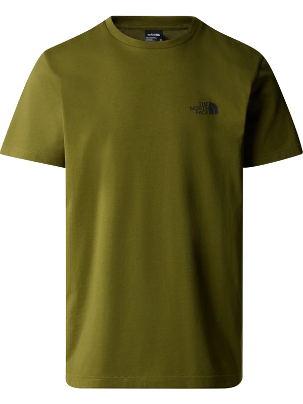 The North Face M S/s Sımple Dome Tee Erkek Yeşil Tshirt NF0A87NGPIB1