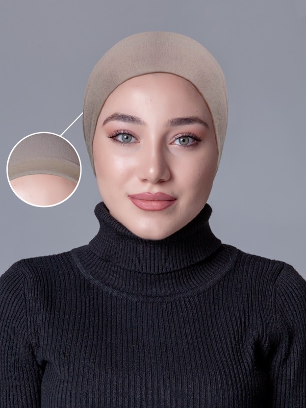 Nanak Açık Vizon Likralı Kaymayan Bone