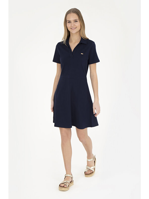 U.S. Polo Assn. Kadın Lacivert Elbise (Örme) 50285872-VR033