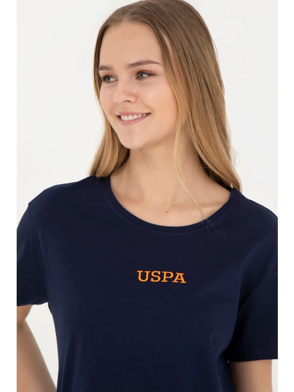U.S. Polo Assn. Kadın Lacivert Tişört 50285886-VR033