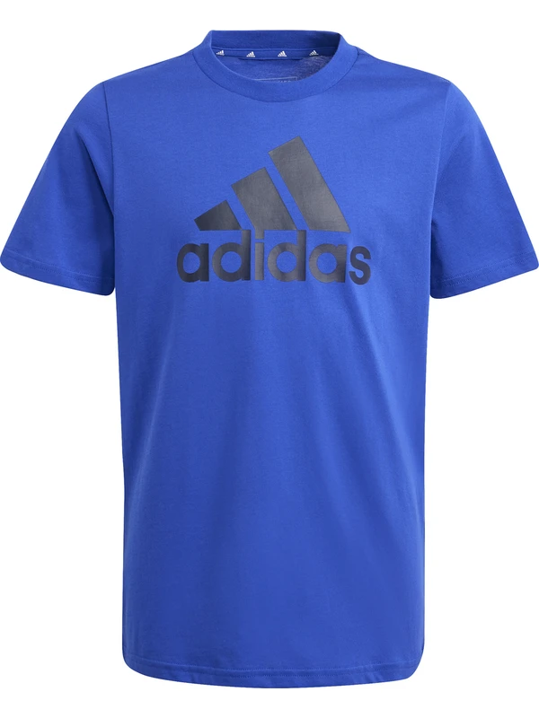 Adidas Düz Mavi Erkek T-Shirt IJ6264-U Bl Tee