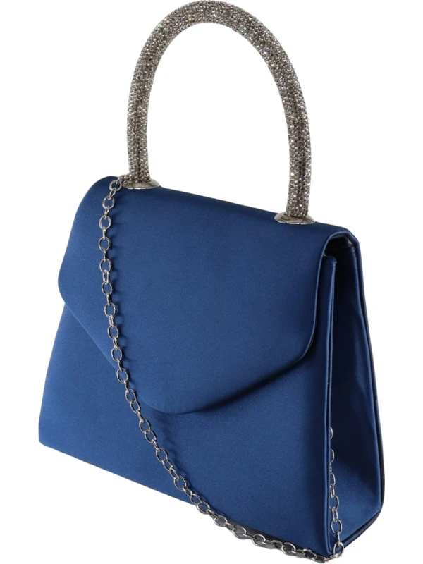 Keeba Saten Serisi. Saten Abiye Çanta. Exclusive Design Clutch Portföy El Ve Omuz Çantası. ( 436)