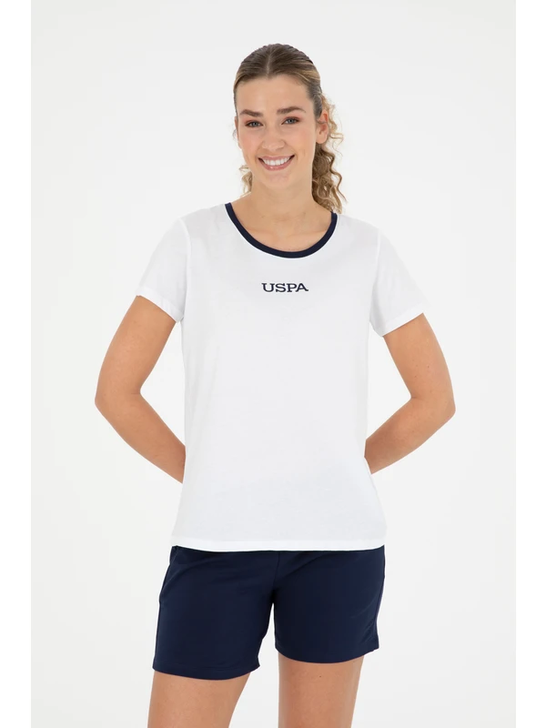 U.S. Polo Assn. Kadın Beyaz T-Shirt 50286113-Vr013