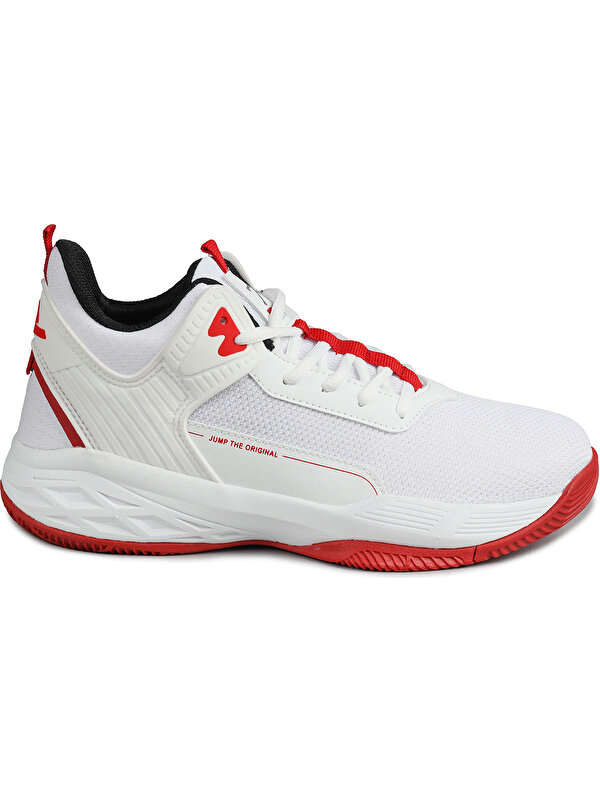 22501 Beyaz - Kırmızı Erkek Basketbol Spor Ayakkabısı