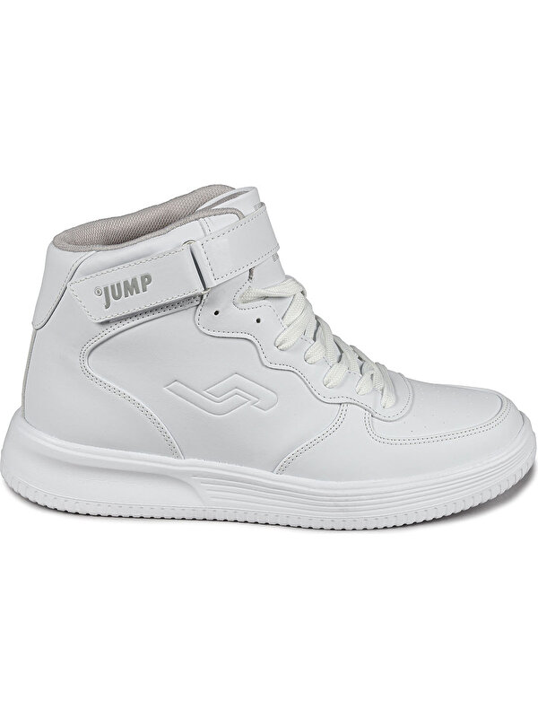 16309 Yüksek Bilekli Beyaz Erkek Sneaker Günlük Spor Ayakkabı