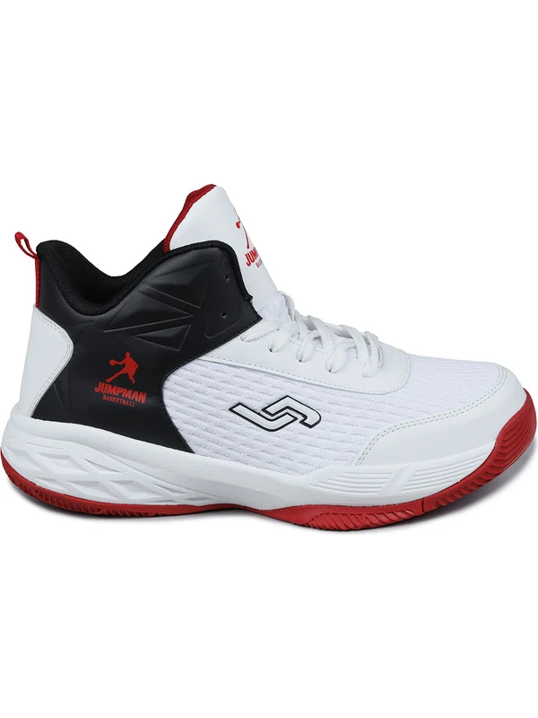 27986 Beyaz - Kırmızı Erkek Basketbol Spor Ayakkabısı