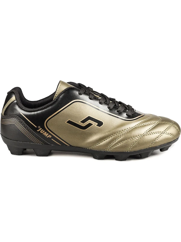 26752 Haki - Altın Rengi Çim Halı Saha Krampon Futbol Ayakkabısı