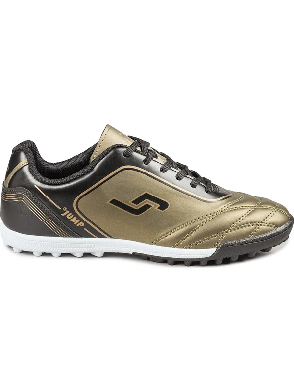 26753 Haki - Altın Rengi Halı Saha Krampon Futbol Ayakkabısı