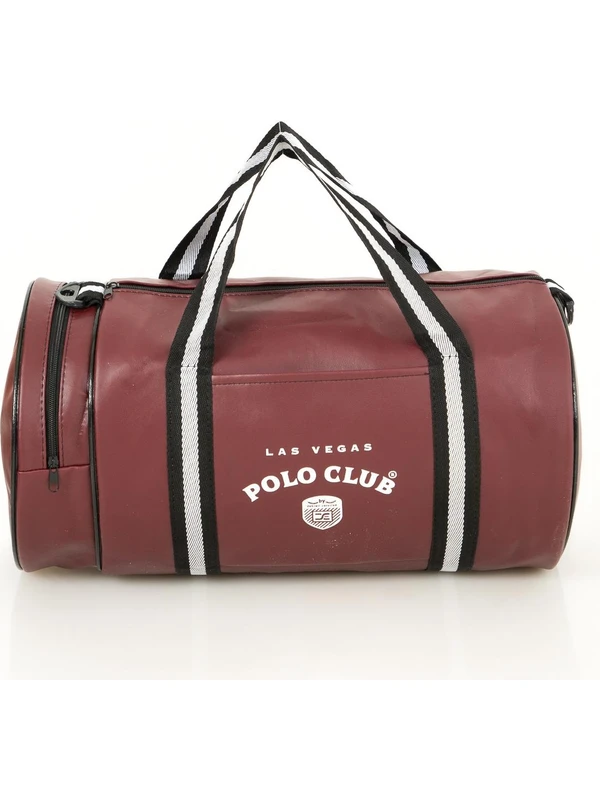 Las Vegas Polo Club Unisex Silindir Spor Fitness Çantası Duffel Bag