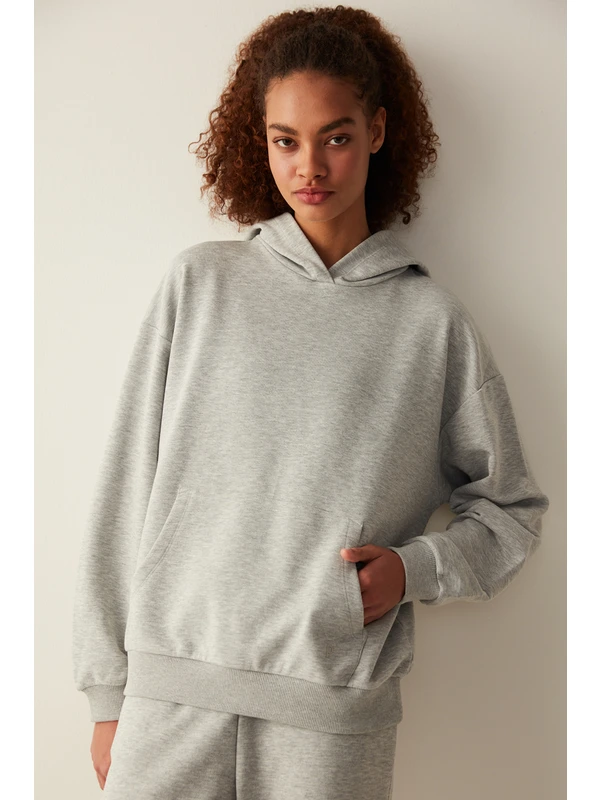 Penti Grimelanj Kapüşonlu Cep Detaylı Oversize Sweatshirt