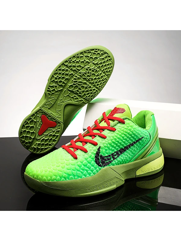 Sudo Kobe 5 Green Hornet Basketbol Ayakkabısı Sürtünme Sesi Yaz Modeli Spor Ayakkabı Giyilebilir (Yurt Dışından)