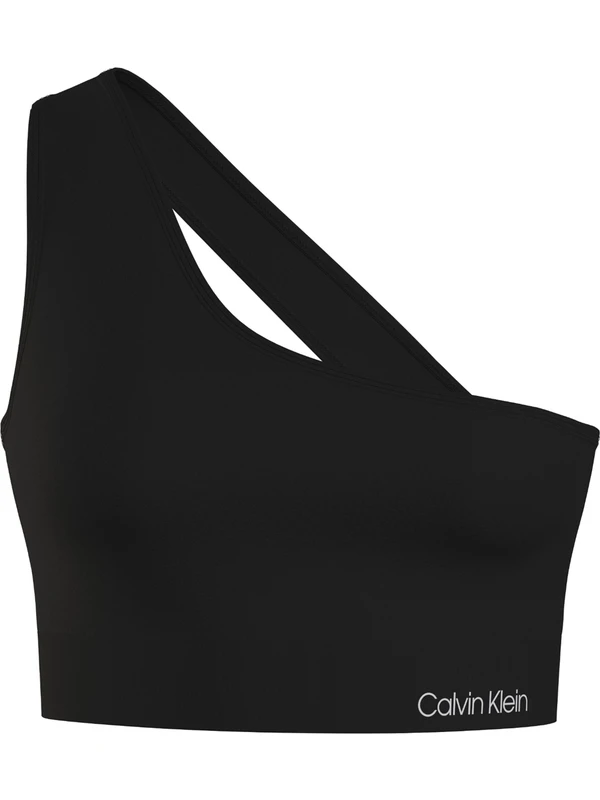 Calvin Klein Siyah Kadın Bikini Üst One Shoulder Bralette KW0KW02313BE