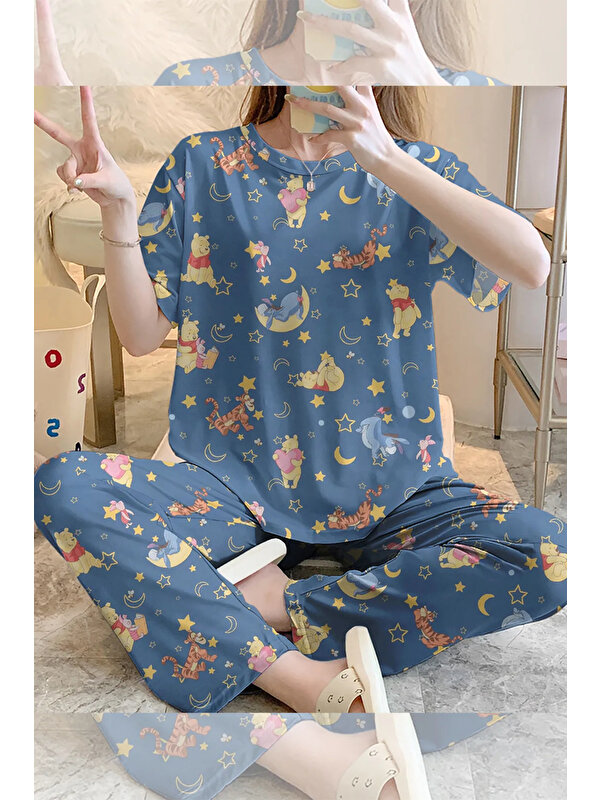 Rasa Home Wear Kısa Kollu Pijama Takımı Winniethepooh