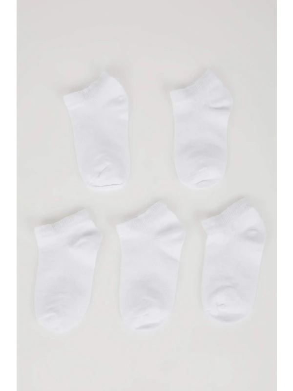 DeFacto Erkek Bebek Dikişsiz 5'li Pamuklu Patik Çorap C8094A5NS