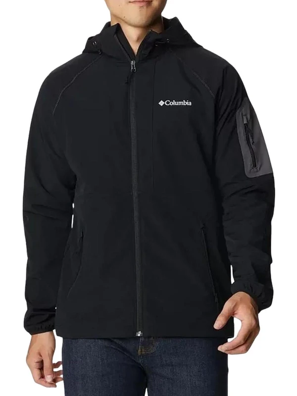 Columbia Tall Heights Hooded Softshell Siyah Ceket