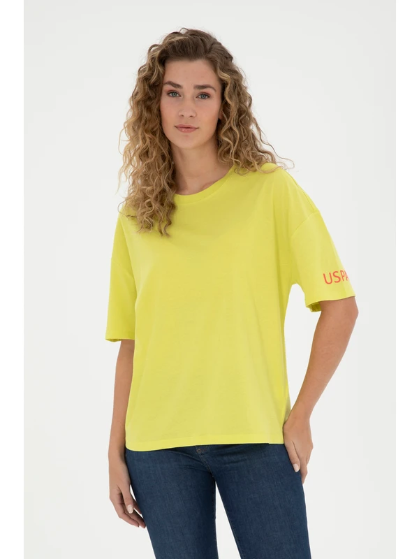 U.S. Polo Assn. Kadın Fıstık T-Shirt 50286107-Vr087