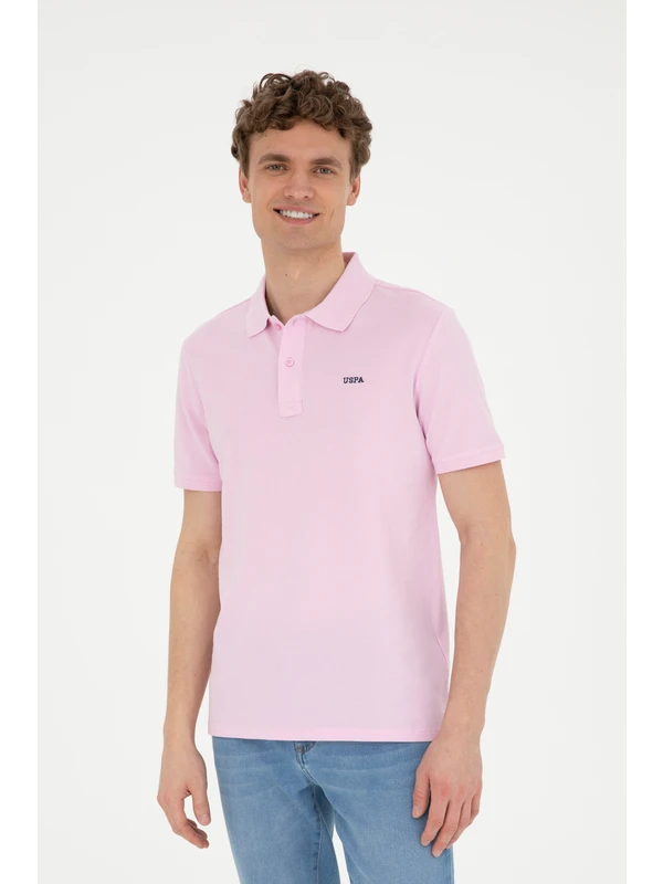 U.S. Polo Assn. Erkek Pembe Tişört Basic 50284641-VR041