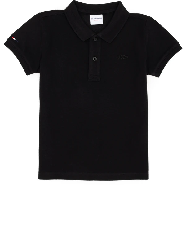 U.S. Polo Assn. Erkek Çocuk Siyah Tişört Basic 50292129-VR046