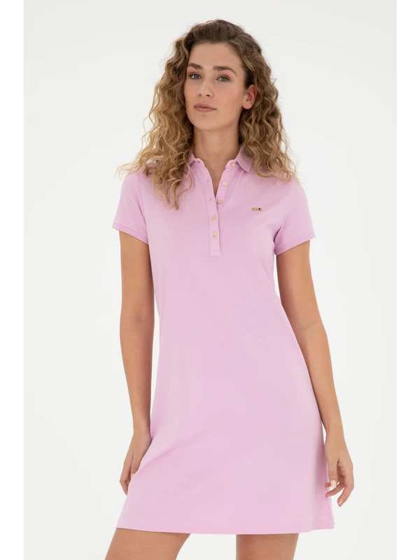 U.S. Polo Assn. Kadın Pembe Elbise (Örme) 50285859-Vr041
