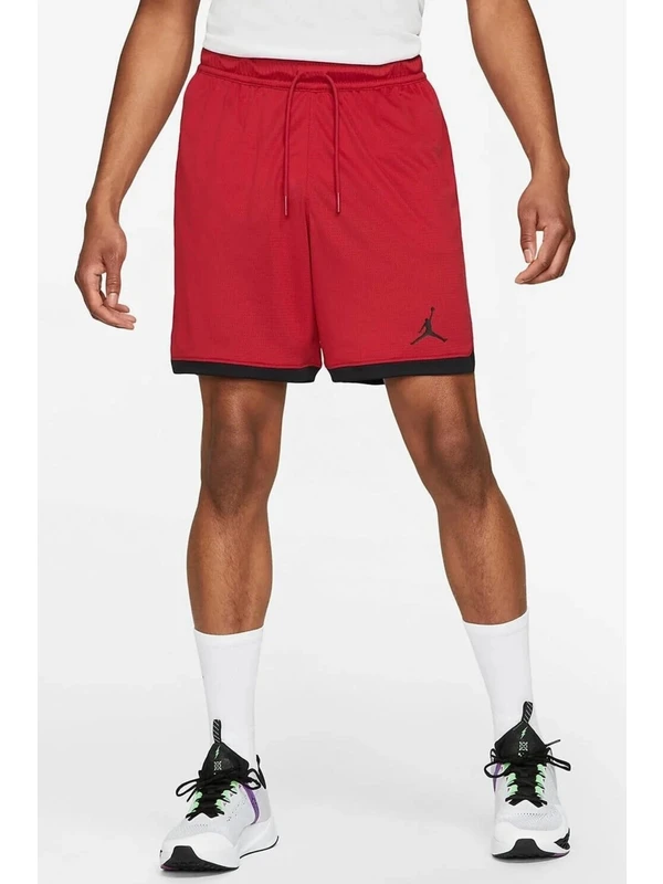 Nike Air Jordan Nba Knit Basketball Shorts Erkek Kırmızı Basketbol Şortu