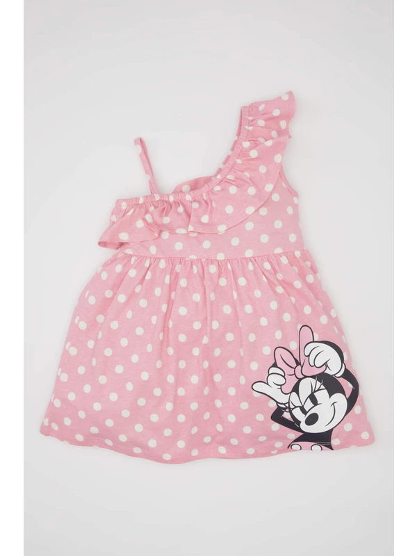 DeFacto Kız Bebek Disney Mickey & Minnie Askılı Elbise C5475A524SM