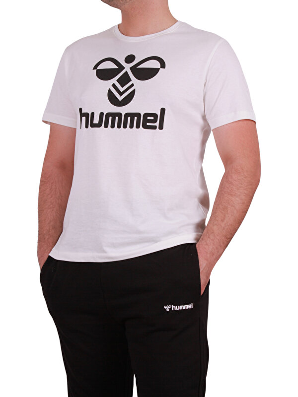 Hummel Hmlsenes Erkek Beyaz Tişört - 922217-9003