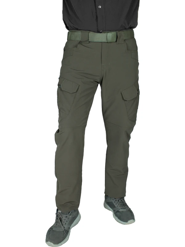 Nikbin Tactical Taktik Pantolon Outdoor  Cep Esnek ve Hafif Malzeme Likrali (Mevsimlik)-Bej