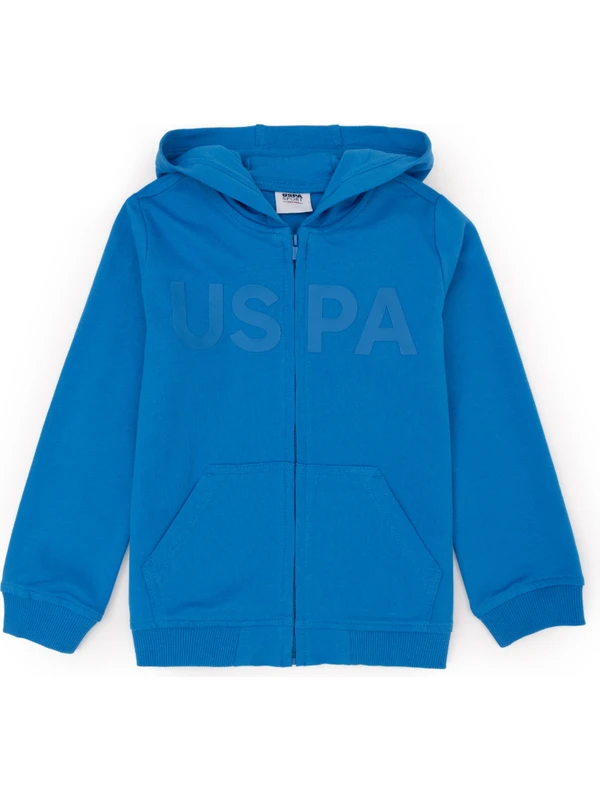 U.S. Polo Assn. Erkek Çocuk Saks Sweatshirt 50279797-VR045