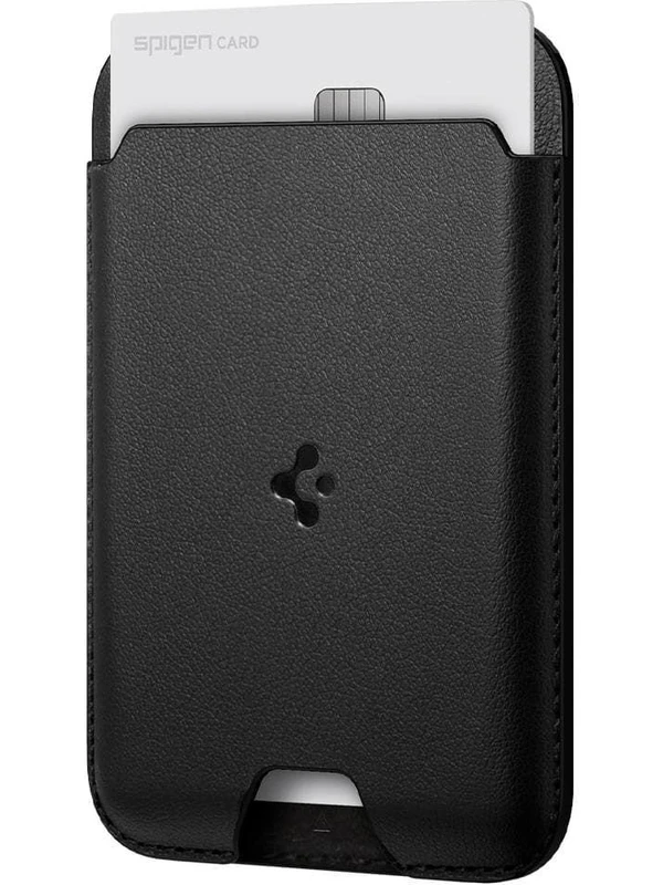 Spigen Tüm Cihazlarla Uyumlu Kartlı Cüzdan Valentinus Wallet 3M Sticker Black - AMP02785