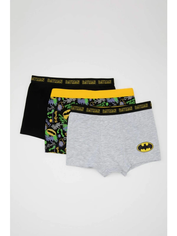 DeFacto Erkek Çocuk Batman 3'lü Boxer C2903A824SM