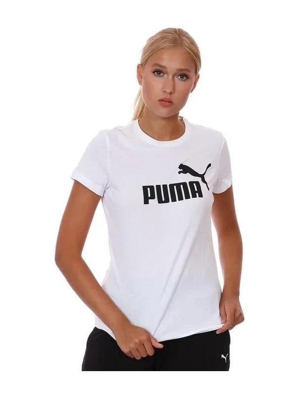 Puma Ess Logo Tee Kadın T-Shirt