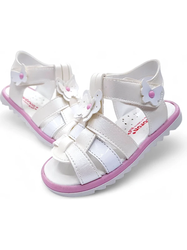 Beebron Ortopedik Kız Bebek Sandaleti Kelebek Serisi KLB2415