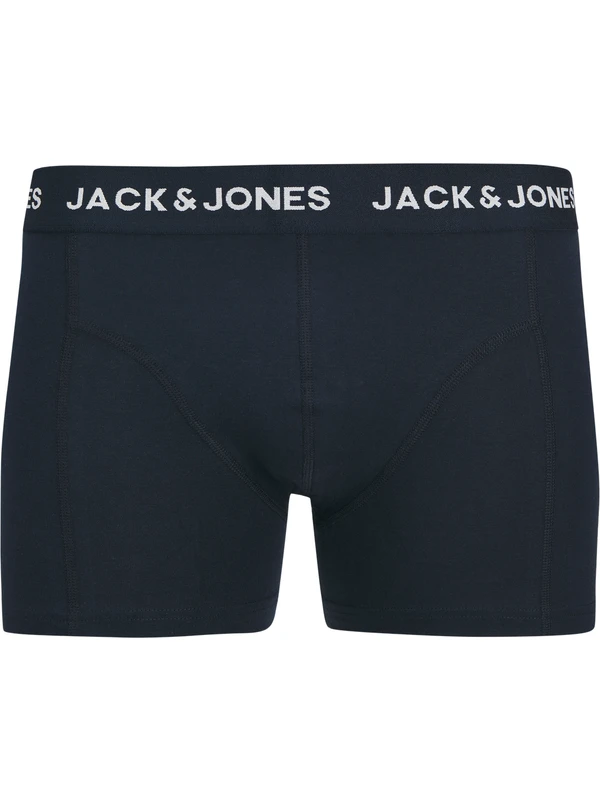 Jack & Jones Erkek Logolu Beli Lastikli 5'li Boxer Paketi - Anthony