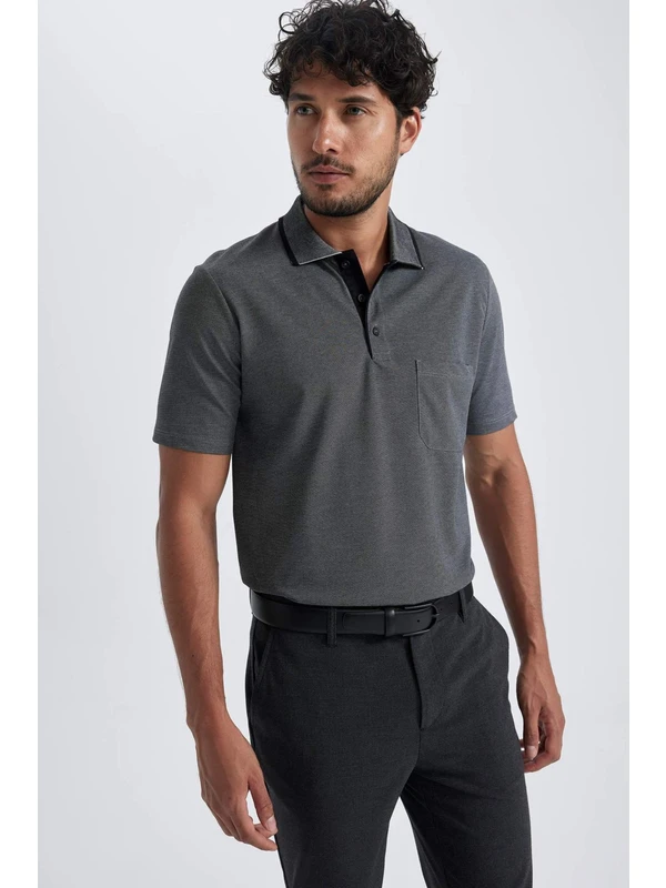 DeFacto Regular Fit Basic Kısa Kollu Polo Tişört X7133AZ24SM