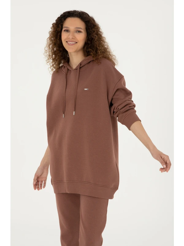 U.s. Polo Assn. Kadın Camel Sweatshirt 50297078-VR015
