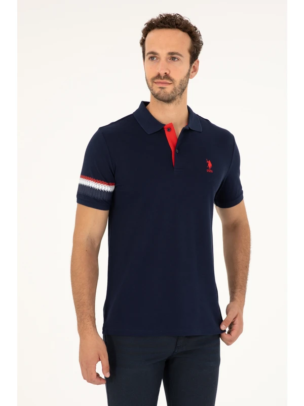 U.S. Polo Assn. Erkek Lacivert Tişört 50288371-VR033