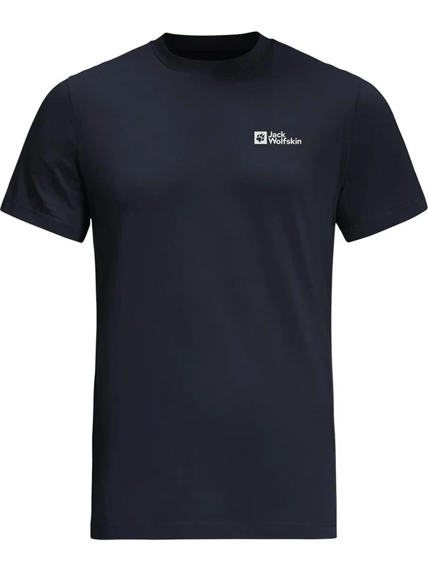 Jack Wolfskin Essential M Erkek Lacivert T-Shirt