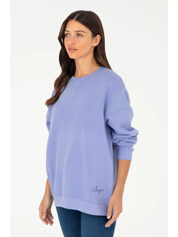 U.S. Polo Assn. Kadın Lila Sweatshirt 50297060-VR034