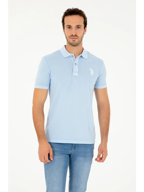 U.s. Polo Assn. Erkek Açık Mavi Tişört Basic 50294207-VR003