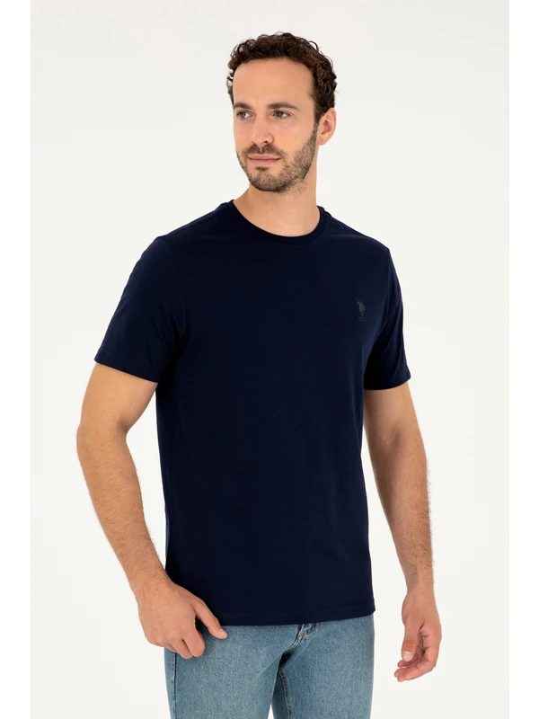 U.S. Polo Assn. Erkek Lacivert Tişört Basic 50294224-VR033