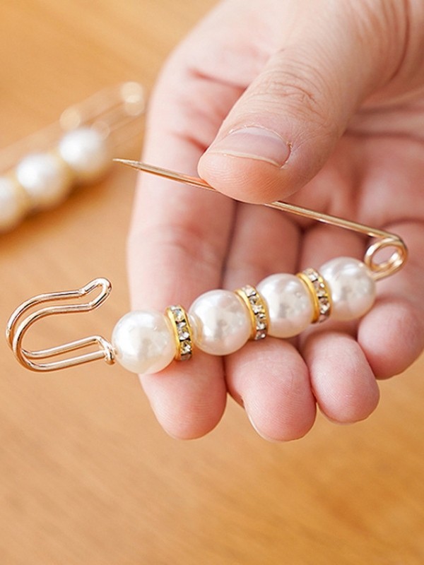 Gucso 4'lü Set Pantolon Beli Daraltma Aparatı, Gold Renk,, Bel Daraltma Iğnesi, Iğne, Kemer görsel 4
