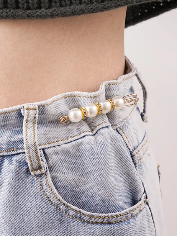 Gucso 4'lü Set Pantolon Beli Daraltma Aparatı, Gold Renk,, Bel Daraltma Iğnesi, Iğne, Kemer görsel 5