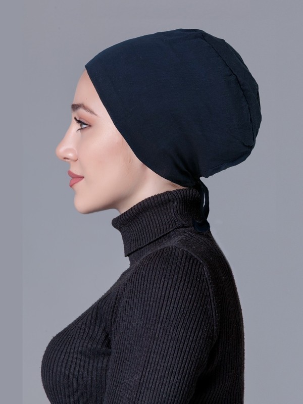 Nanak Beyaz Tülbent Kaymayan Bone görsel 6