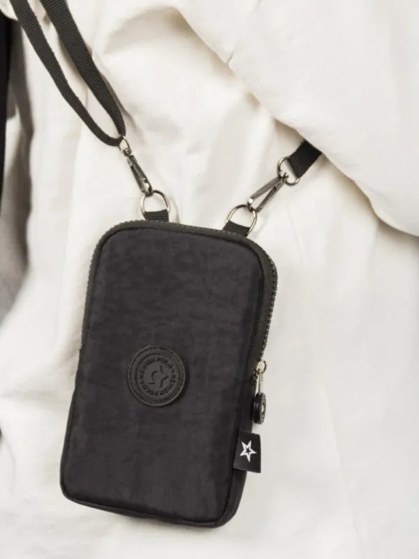 Sannora Bags 2'li Kadın Su Geçirmez Mini Telefon Cüzdan ve Pasaport Boyun Askılı Çapraz Omuz Çanta görsel 2